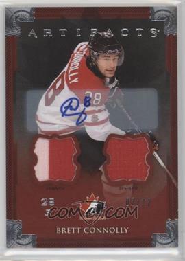 2013-14 Upper Deck Artifacts - [Base] - Silver Jersey/Jersey Autograph #126 - Team Canada - Brett Connolly /12