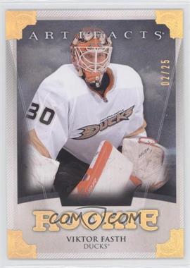 2013-14 Upper Deck Artifacts - [Base] - Spectrum #198 - Rookies - Viktor Fasth /25