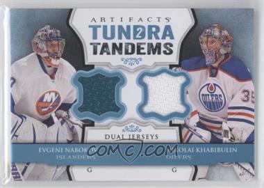 2013-14 Upper Deck Artifacts - Tundra Tandems #TT-NK - Evgeni Nabokov, Nikolai Khabibulin