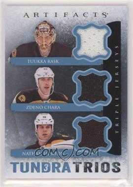 2013-14 Upper Deck Artifacts - Tundra Trios #T3-CHR - Tuukka Rask, Zdeno Chara, Nathan Horton