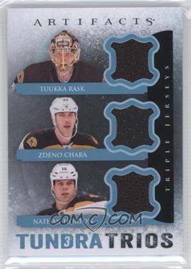 2013-14 Upper Deck Artifacts - Tundra Trios #T3-CHR - Tuukka Rask, Zdeno Chara, Nathan Horton