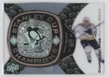2013-14 Upper Deck Black Diamond - Stanley Cup Champions Championship Rings All-Time Greats #ATG-22 - Ron Francis