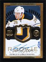 Rookie Auto Patch - Zemgus Girgensons #/28