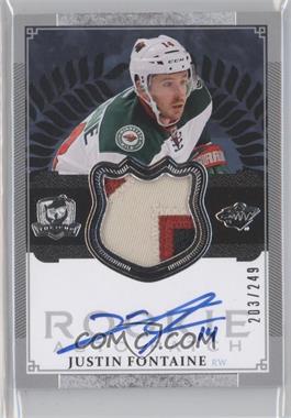 2013-14 Upper Deck The Cup - [Base] #111 - Rookie Auto Patch - Justin Fontaine /249