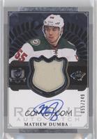 Rookie Auto Patch - Mathew Dumba #/249