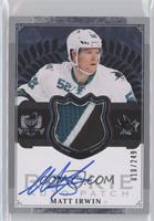 Rookie Auto Patch - Matt Irwin #/249