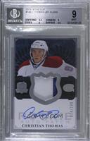 Rookie Auto Patch - Christian Thomas [BGS 9 MINT] #/249