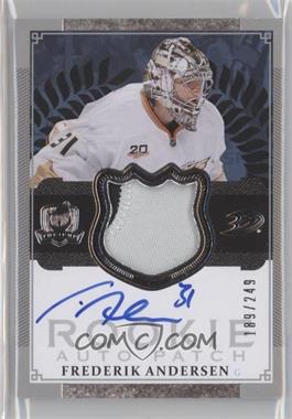 2013-14 Upper Deck The Cup - [Base] #164 - Rookie Auto Patch - Frederik Andersen /249