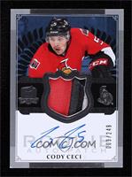 Rookie Auto Patch - Cody Ceci [Noted] #/249