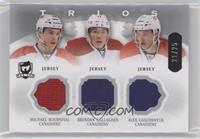 Alex Galchenyuk, Brendan Gallagher, Michael Bournival #/25