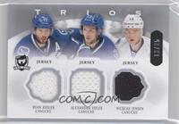 Nicklas Jensen, Alexander Edler, Ryan Kesler #/25