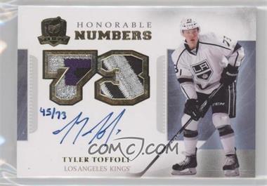 2013-14 Upper Deck The Cup - Honorable Numbers #HN-TT - Tyler Toffoli /73