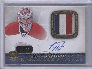 2013-14 Upper Deck The Cup - Signature Patches #SP-CA - Carey Price /99