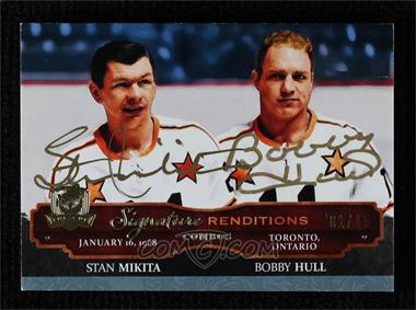 2013-14 Upper Deck The Cup - Signature Renditions Combos #SRC-HM - Bobby Hull, Stan Mikita /15