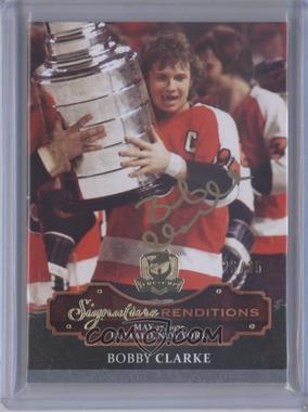 2013-14 Upper Deck The Cup - Signature Renditions #SR-BC - 2014-15 The Cup Update - Bobby Clarke /35