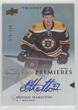 2013-14 Upper Deck Trilogy - [Base] #137 - Rookie Premieres Level 1 - Dougie Hamilton /699