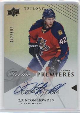 2013-14 Upper Deck Trilogy - [Base] #152 - Rookie Premieres Level 1 - Quinton Howden /699