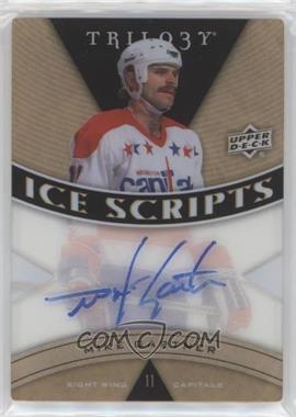 2013-14 Upper Deck Trilogy - Ice Scripts #IS-MG - Mike Gartner