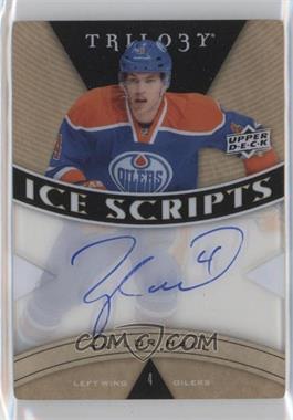 2013-14 Upper Deck Trilogy - Ice Scripts #IS-TH - Taylor Hall