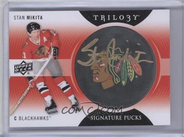 2013-14 Upper Deck Trilogy - Signature Pucks #SP-SM - Stan Mikita