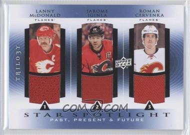 2013-14 Upper Deck Trilogy - Three Star Spotlight Jerseys - Past, Present & Future #PPF-CGY - Jarome Iginla, Lanny McDonald, Roman Cervenka