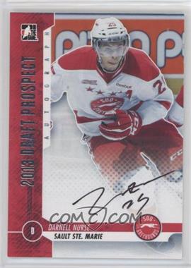 2013 In the Game Draft Prospects - Autographs - Silver #A-DN - Darnell Nurse