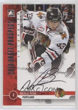 2013 In the Game Draft Prospects - Autographs - Silver #A-NP - Nicolas Petan