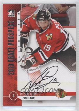 2013 In the Game Draft Prospects - Autographs - Silver #A-NP2 - Nicolas Petan