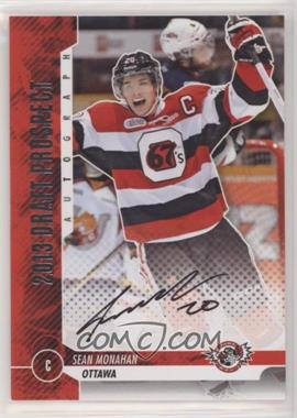 2013 In the Game Draft Prospects - Autographs - Silver #A-SMON - Sean Monahan