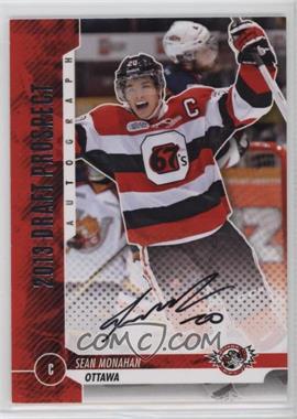 2013 In the Game Draft Prospects - Autographs - Silver #A-SMON - Sean Monahan