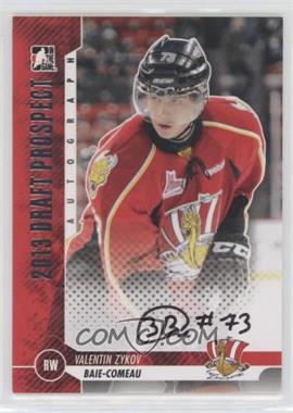 2013 In the Game Draft Prospects - Autographs - Silver #A-VZ2 - Valentin Zykov