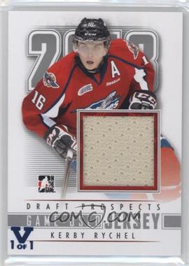 2013 In the Game Draft Prospects - Game-Used - Silver Jersey ITG Vault Sapphire #M-18 - Kerby Rychel /1