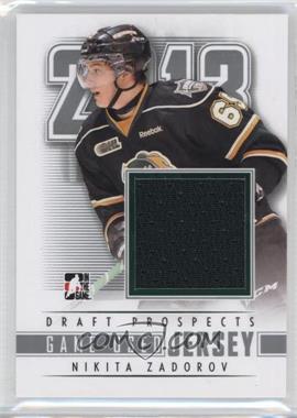 2013 In the Game Draft Prospects - Game-Used - Silver Jersey #M-23 - Nikita Zadorov /110
