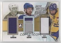 Henrik Sedin, Mats Sundin, Robert Hagg