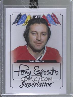 2013 In the Game Superlative The First Six - Autographs #A-TE - Tony Esposito [Uncirculated]