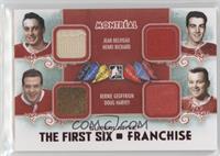 Jean Beliveau, Henri Richard, Bernie Geoffrion, Doug Harvey