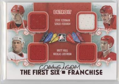 2013 In the Game Superlative The First Six - Franchise #FR-15 - Steve Yzerman, Sergei Fedorov, Brett Hull, Nicklas Lidstrom