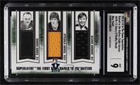 Eddie Shore, Terry O'Reilly, Johnny Bucyk [CSG 9 Mint] #/1