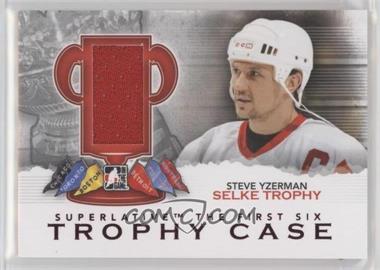 2013 In the Game Superlative The First Six - Trophy Case #TC-31 - Steve Yzerman