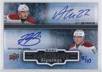 Alex Galchenyuk, Brendan Gallagher #/10