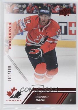 2013 Upper Deck Team Canada - [Base] - Exclusives #123 - Evander Kane /100