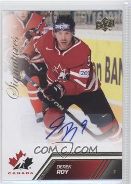 2013 Upper Deck Team Canada - [Base] - Gold Signatures #37 - Derek Roy