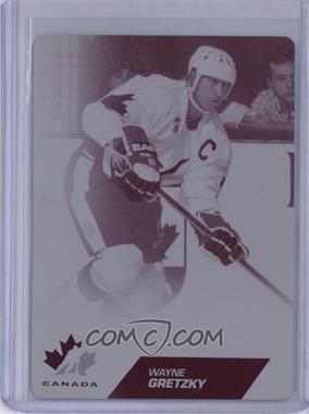 2013 Upper Deck Team Canada - [Base] - Printing Plate Magenta #192 - Wayne Gretzky /1