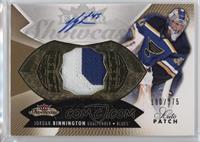 Hot Prospects Auto Patch - Jordan Binnington #/375