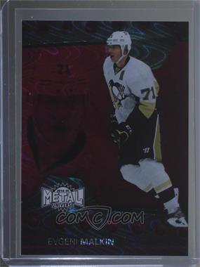 2014-15 Fleer Showcase - Metal Universe - Precious Metal Gems Red #10 - Evgeni Malkin /100