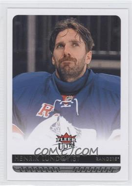 2014-15 Fleer Ultra - [Base] #120.1 - Henrik Lundqvist (Base: No Helmet)