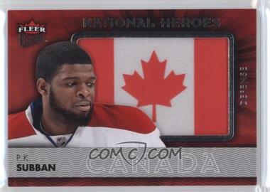 2014-15 Fleer Ultra - National Heroes Manufactured Flag Patch #NH-SU - P.K. Subban