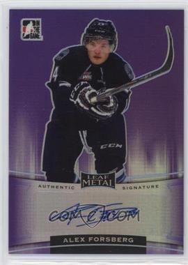 2014-15 In The Game Leaf Metal - [Base] - Purple Prismatic #BA-AF1 - Alex Forsberg /15