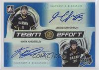 Jakob Chychrun, Nikita Korostelev #/10