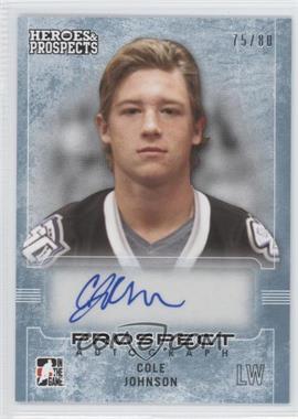 2014-15 In the Game Heroes and Prospects - Prospect Autographs - Blue #16 - Cole Johnson /80